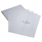 A4 Multipurpose Labels 4 Per Sheet 100 Pack