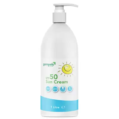 Gompels SPF 50 Sun Cream 1 Litre