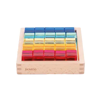 Gem Cube Mirror Tray 25 Pack