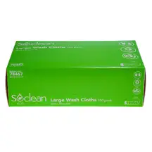 Sereno Eco Airlaid Large Wash Cloths 100 Pack G3p95