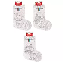 Christmas Colour Your Own Stocking