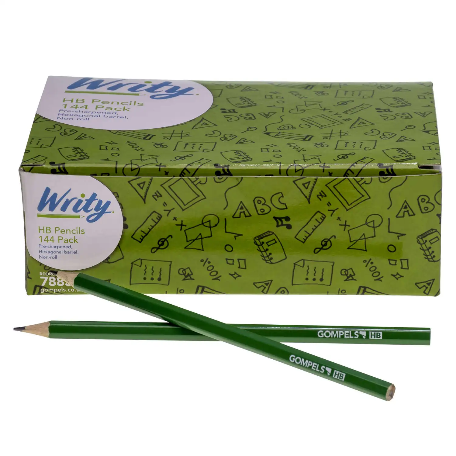 Writy HB Pencils 144 Pack G2p100