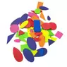 Artyom Assorted Eva Foam Shapes 200 Pack