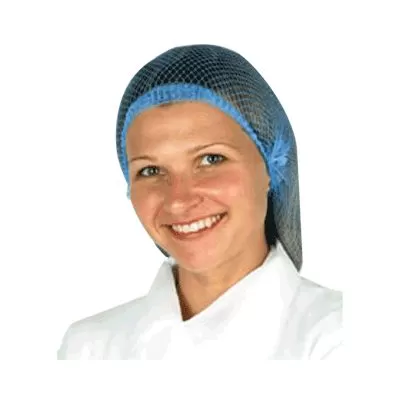 Blue Hair Nets 3 x 48 Pack