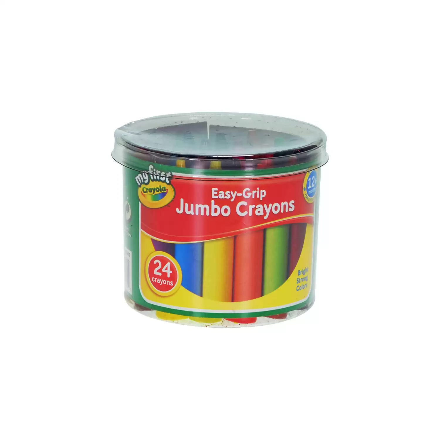  CRAYOLA MyFirst Jumbo Crayons - Assorted Colours (Pack of 8), Easy-Grip Colouring Crayons Perfect for Toddlers Hands