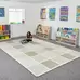 Neutral Squares Rug