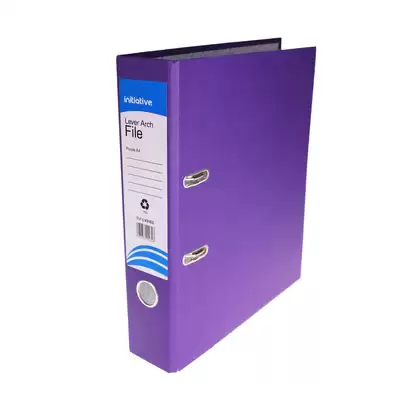 Lever Arch File Purple 10 Pack