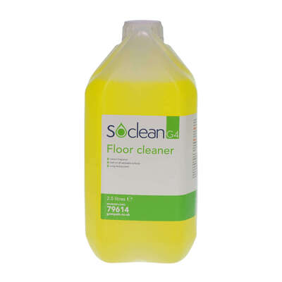Soclean Floor Cleaner Lemon Super Concentrate 2.5 Litre