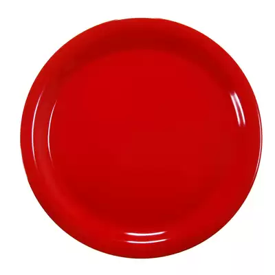 Swixz Melamine Dinner Plate 9" / 230mm 12 Pack - Colour: Red