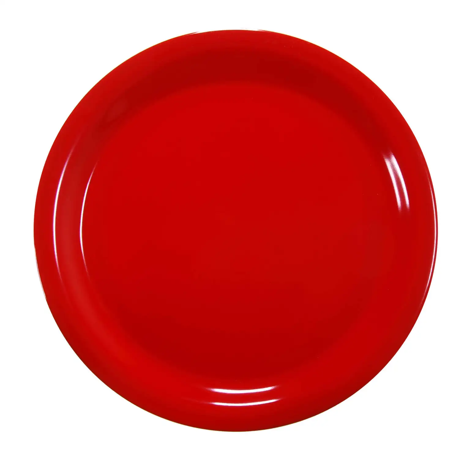 Swixz Melamine Dinner Plate 9"/230mm Red 12 Pack G2p100