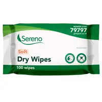 Sereno Soft Dry Wipes 100 Pack