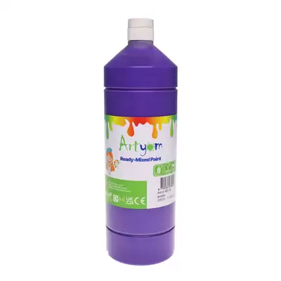 Artyom Ready Mixed Poster Paint 1 Litre - Colour: Purple