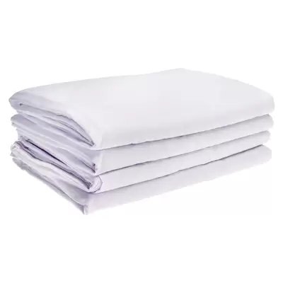 Fire Retardant Bedding Set White - Type: Single Duvet Cover 4 Pack