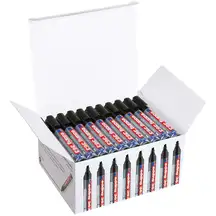 Edding 363 Boardmarker Chisel Tip Black 50 Pack
