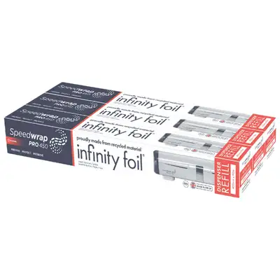 Speedwrap Catering Foil for Dispenser 450mm x 90m 3 Pack G2p100