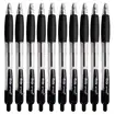 Writy Retractable Ballpoint Pen Black 10 Pack