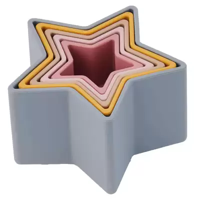 Silicone Star Stacking Cups