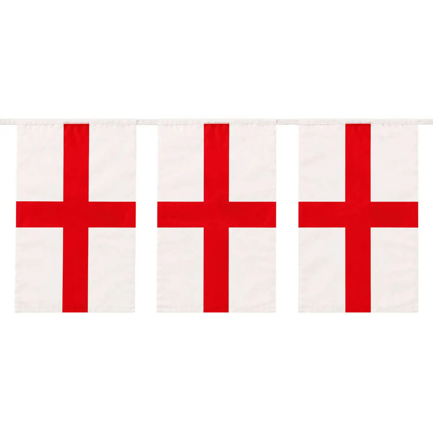 St George Flag Bunting 10m