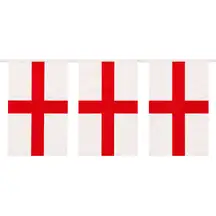 St George Flag Bunting 10m