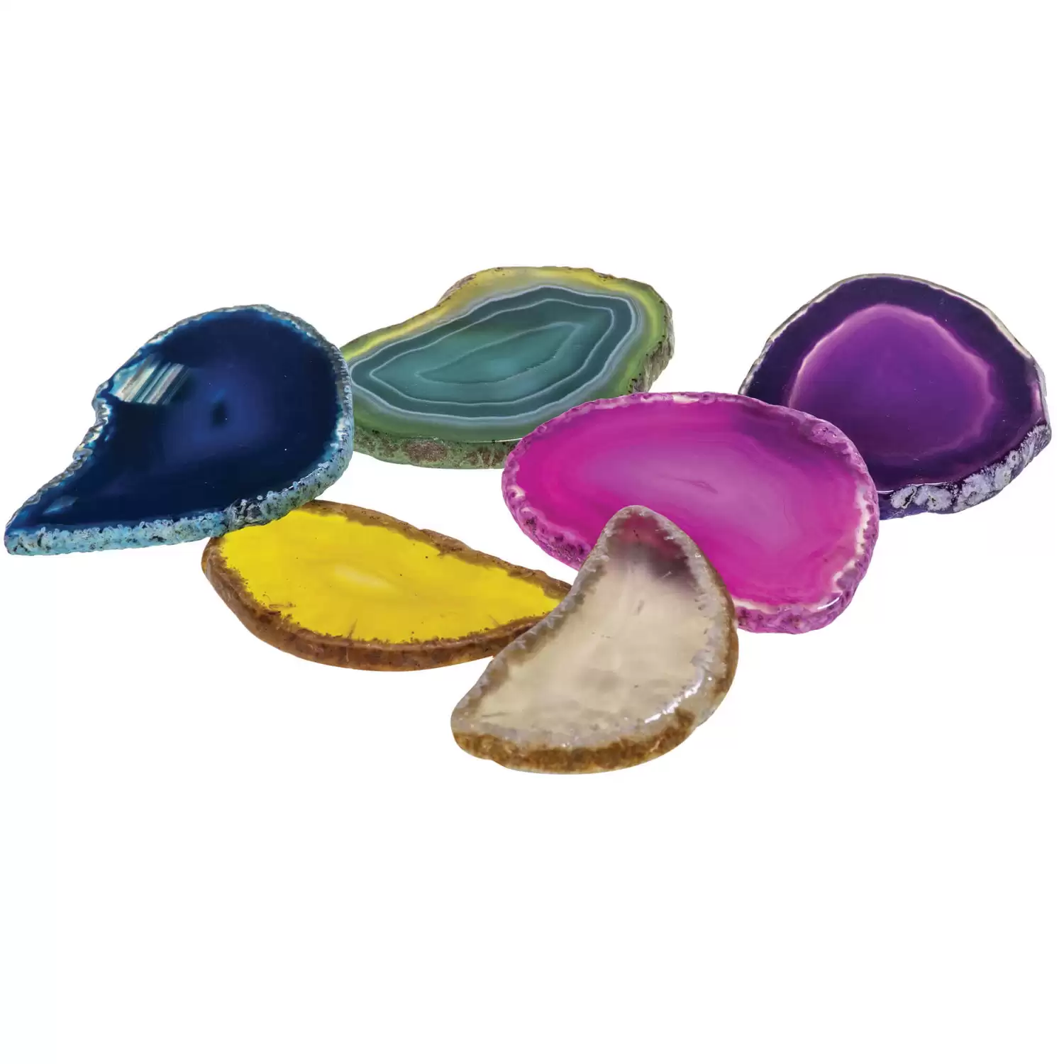 What are discount agate slices