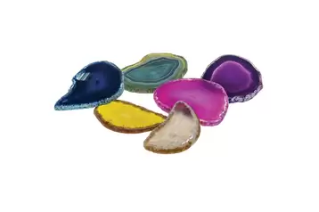 Agate rock slices discount