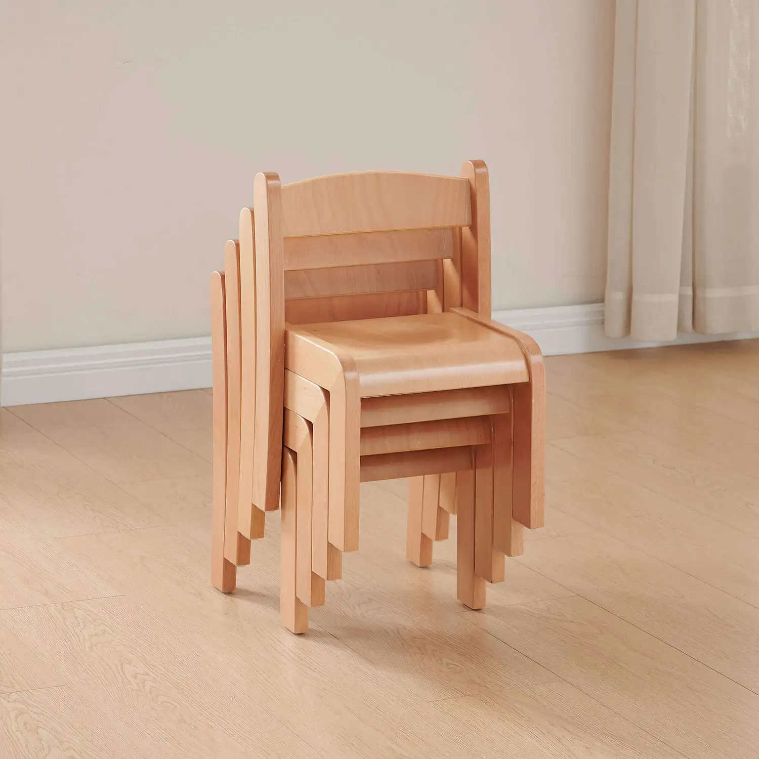 Wooden Stacking Chair H260mm 4 Pack G2p100