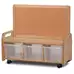 Low Display Storage Unit With Castors