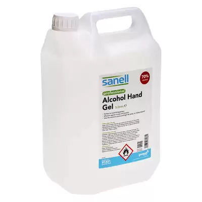 Sanell 70% Alcohol Hand Gel 5l G1p100