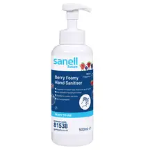 Sanell Foaming Hand Sanitiser Mousse Berry 500ml