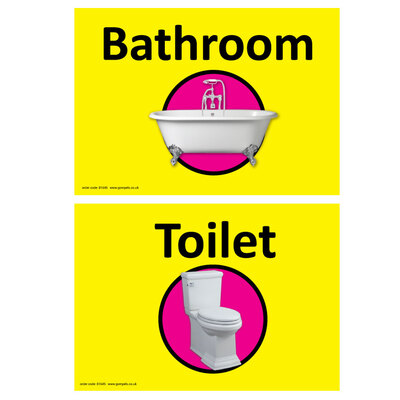 Dementia Sign Toilet/Bathroom