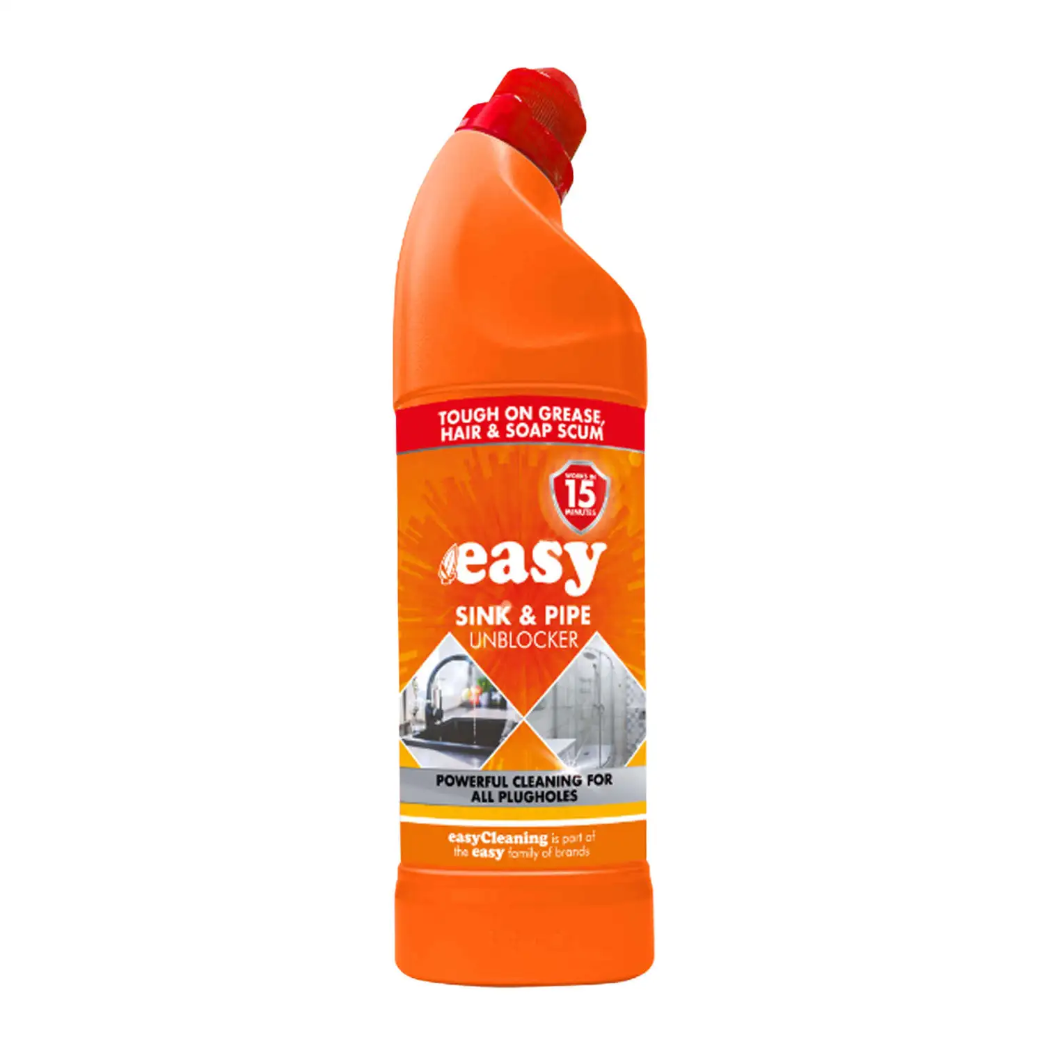 Easy Sink and Pipe Unblocker 1 Litre 9 Pack G3p90