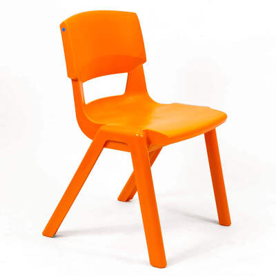 Postura Plus Chair 460mm 30 Pack - Colour: Tangerine Fizz