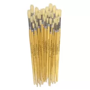 Hog Brushes Long Round Assorted Class Pack 30