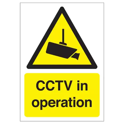 Safety Signs Rigid - Type: Cctv In Operation