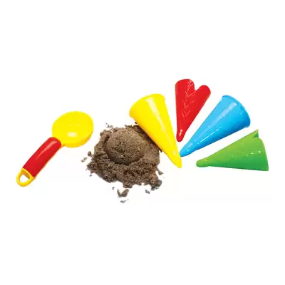 Ice Cream Sand Moulds 5 Pack