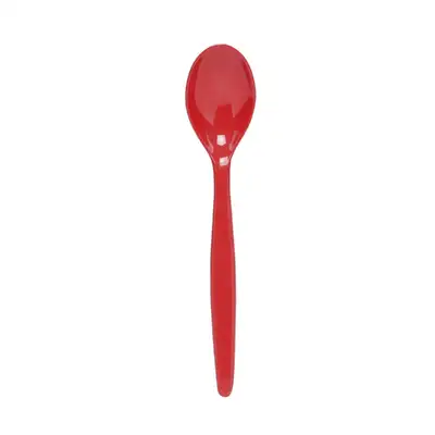 Harfield Polycarbonate Teaspoons Red 10 Pack G1p100