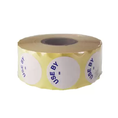 Use By Permanent Food Label 25mm 1000 Pack