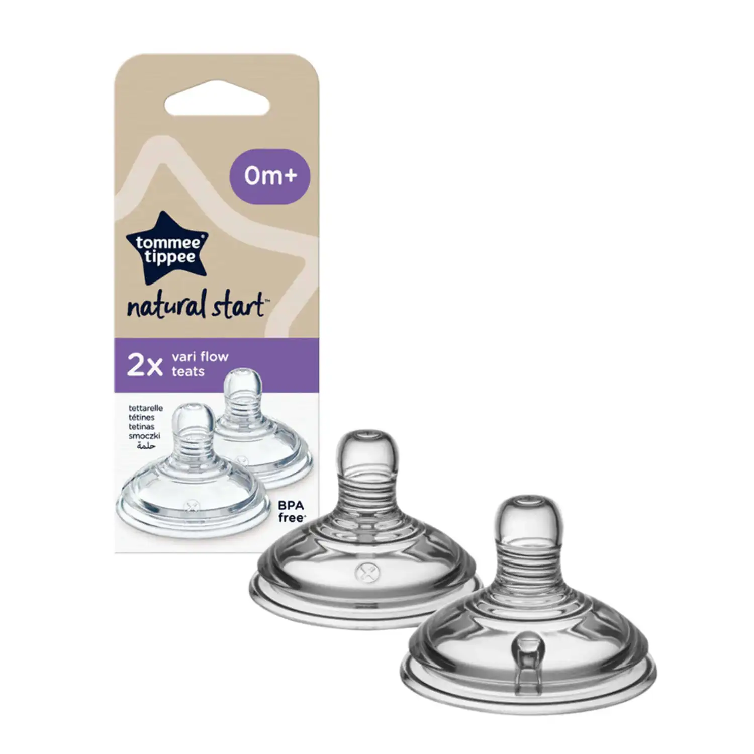 Tommee Tippee Flow Teats 2 Pack
