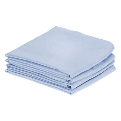 Fire Retardant Bedding Set Pale Blue - Type: Pillowcase Pair 4 Pack