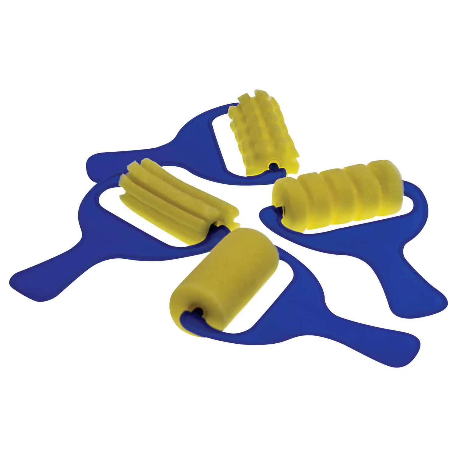 Artyom Assorted Pattern Foam Rollers 4 Pack G1p100