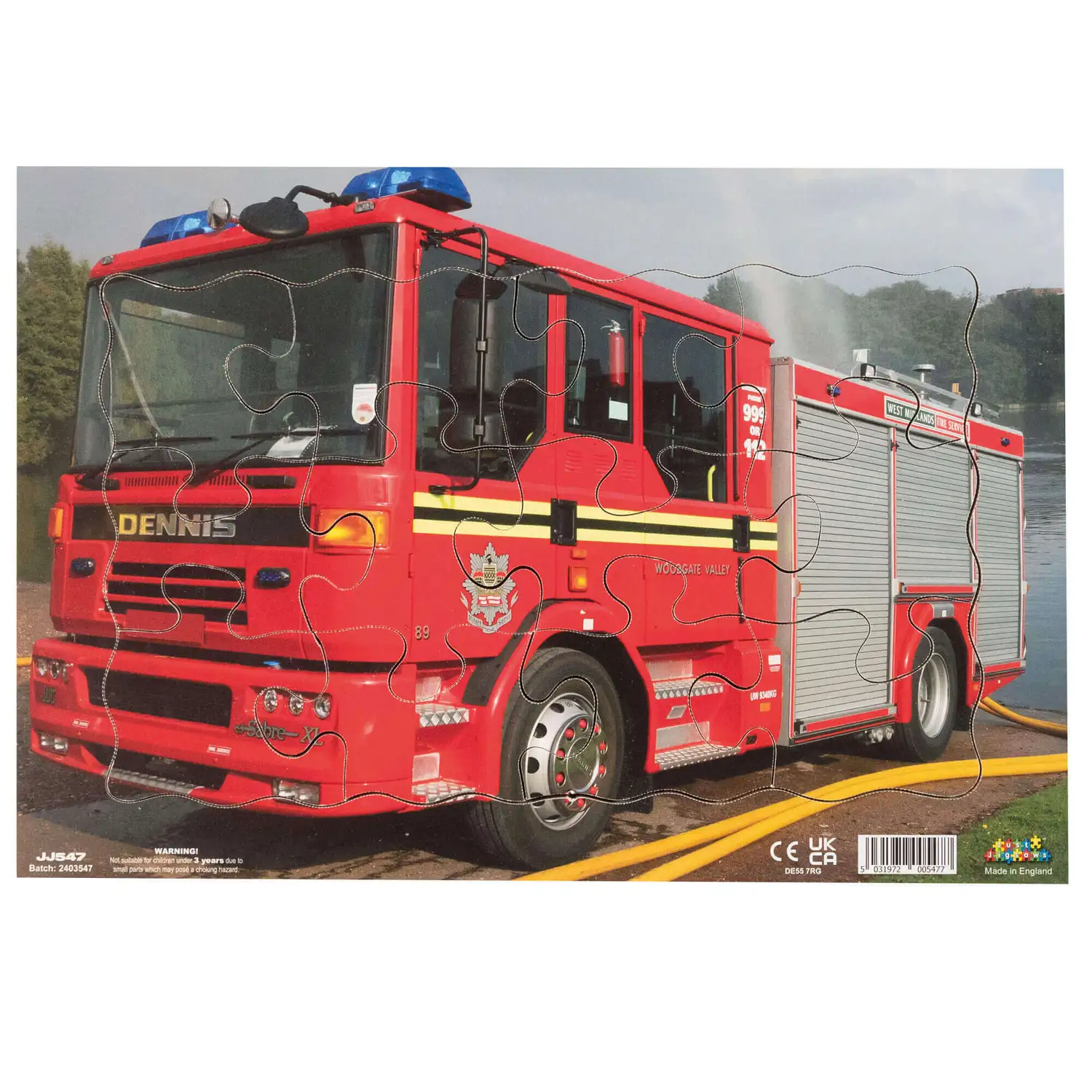 Fire Engine Puzzle 12 Piece