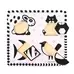 Pets and Animals Black and White Puzzle 2 Pack