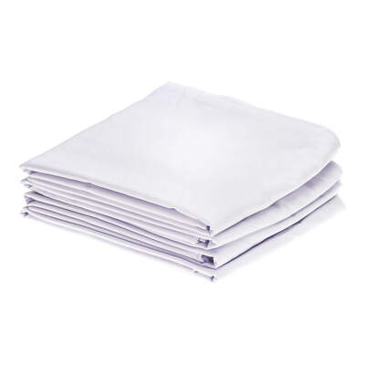 Fire Retardant Bedding Set White - Type: Pillowcase Pair 4 Pack
