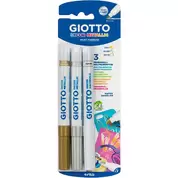 Giotto Metallic Paint Markers 3 Pack