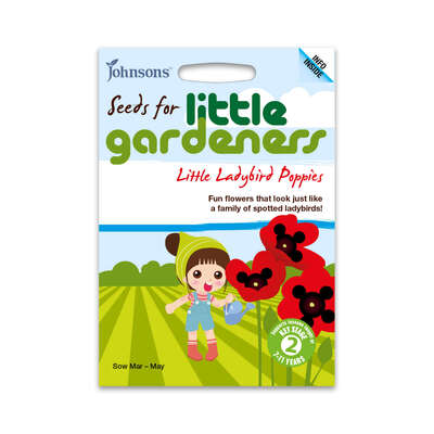 Little Gardeners Flower Seeds - Type: Ladybird Poppy