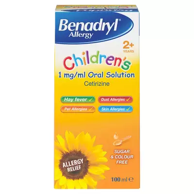 Benadryl Allergy Child Solution 100ml