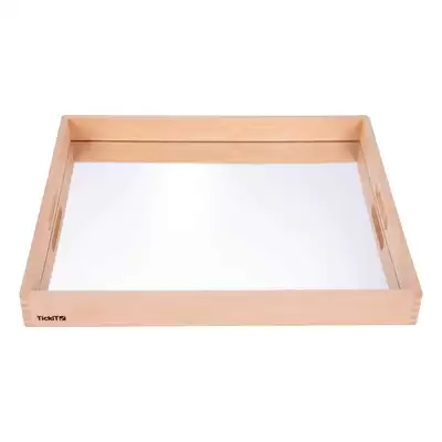 Wooden Mirror Tray