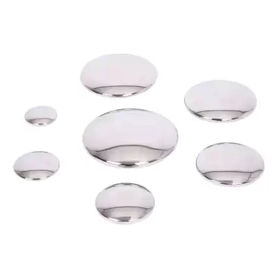 Sensory Reflective Silver Buttons 7 Pack