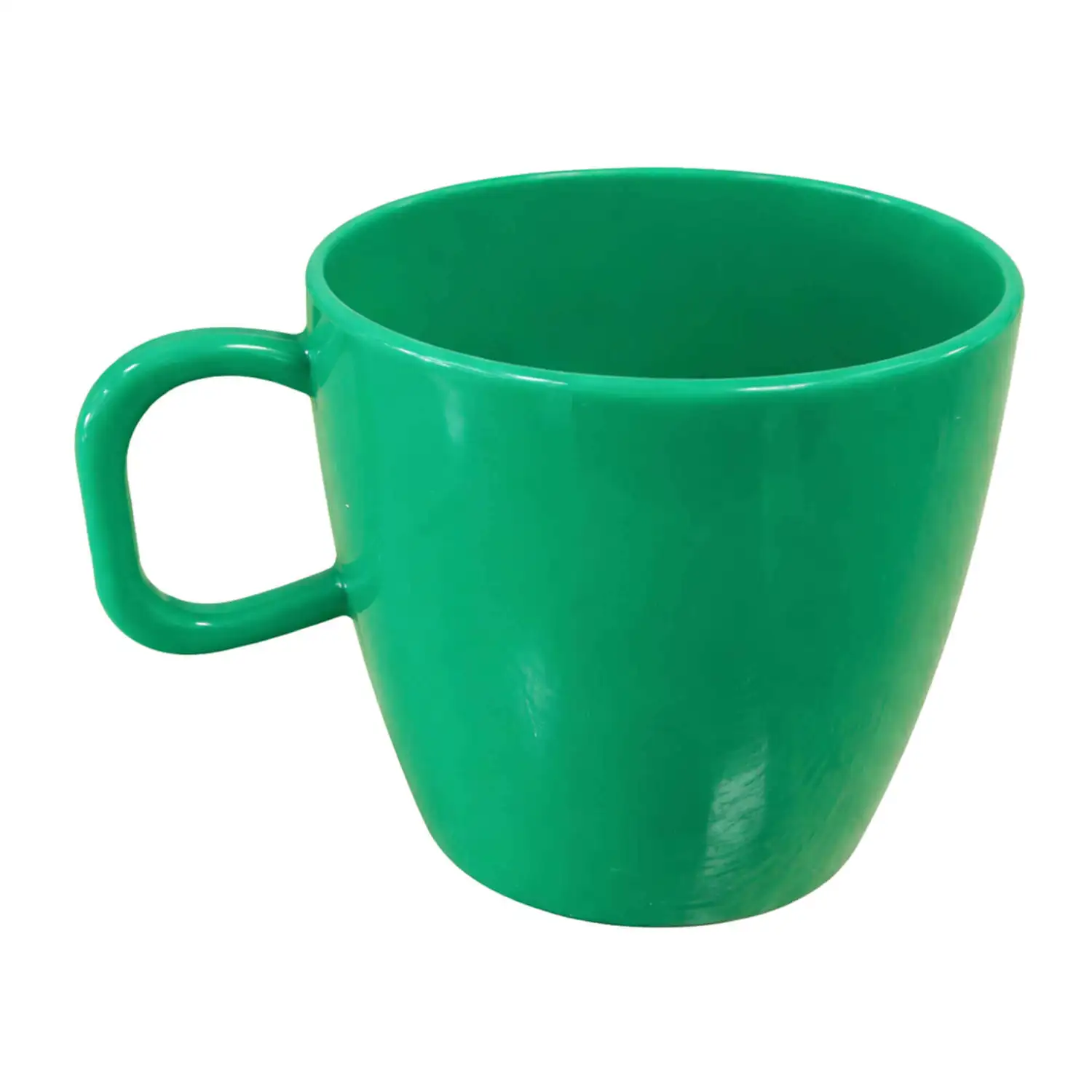 Swixz Polycarbonate Handled Cup 220ml Green 10 Pack G2p100
