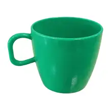 Swixz Polycarbonate Handled Cup 220ml Green 10 Pack